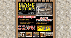 Desktop Screenshot of halfpricekitchen.com